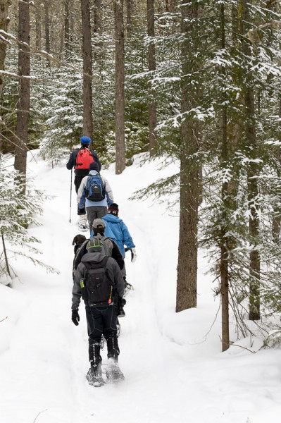 Et c'est un départ vers la montagne! 