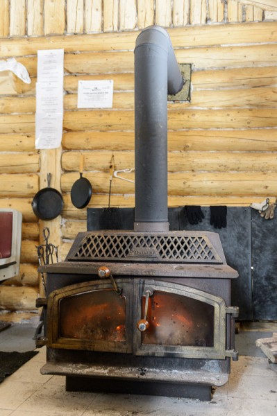 On peut s'y réchauffer  en autre!